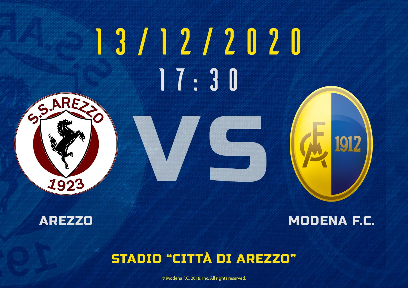 Live Arezzo Modena 0 1 Fine gara Modena FC