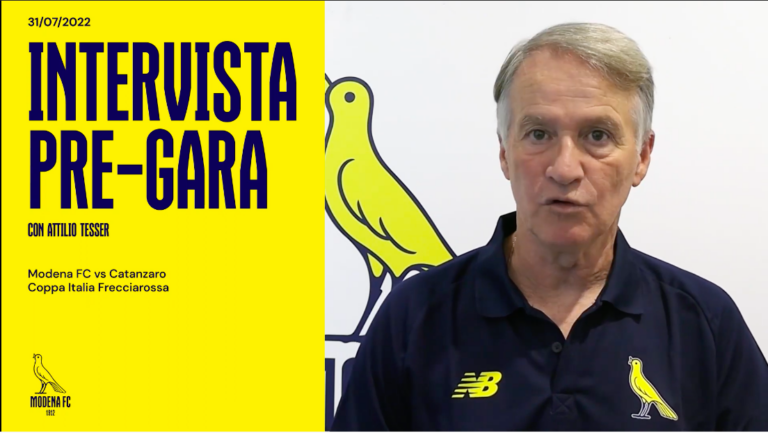 TESSER ALLA VIGILIA DI MODENA-CATANZARO TESSER ALLA VIGILIA DI MODENA-CATANZARO
