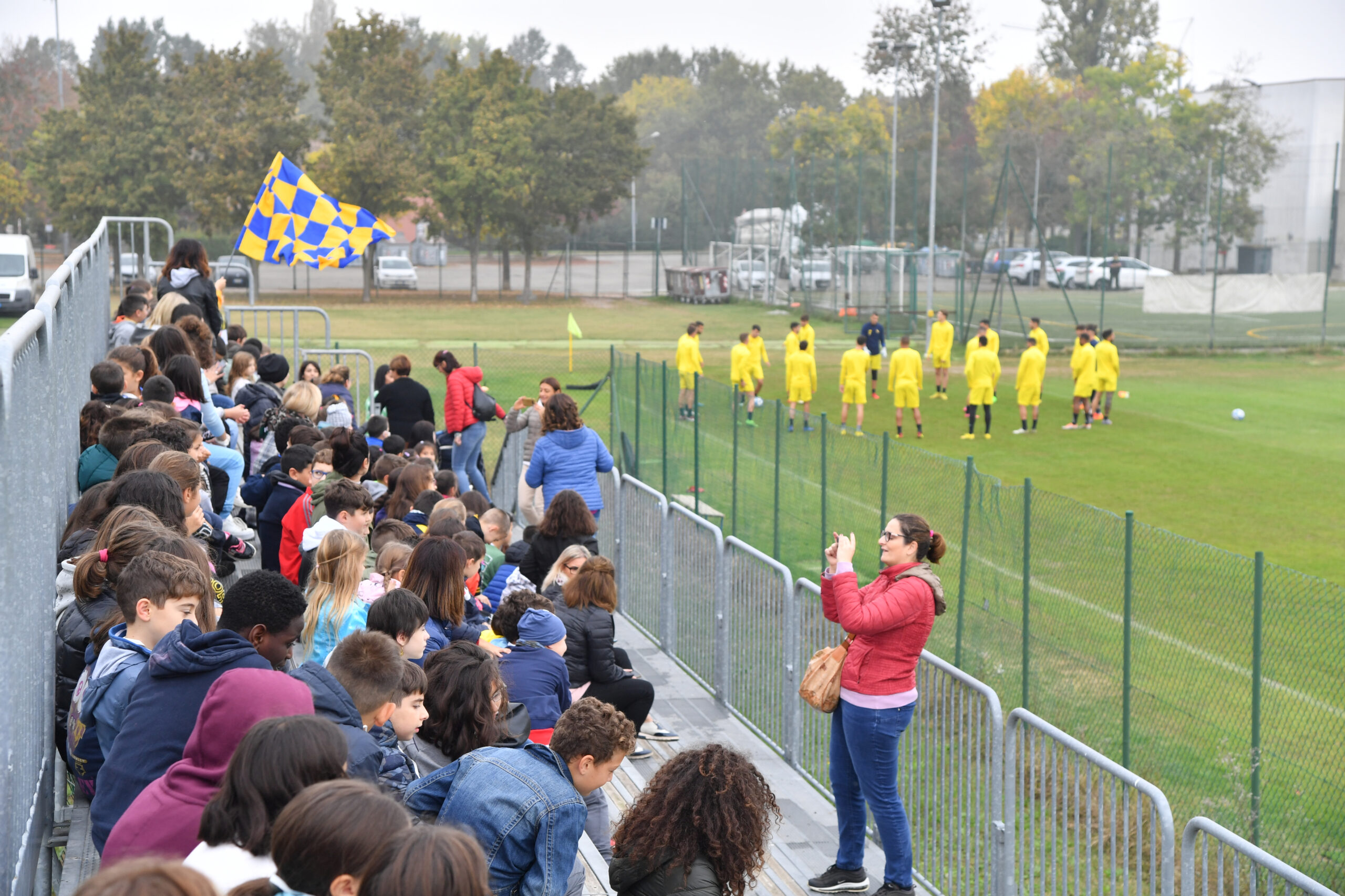 Modena a Bastiglia: 100 alunni all’allenamento Modena a Bastiglia: 100 alunni all’allenamento