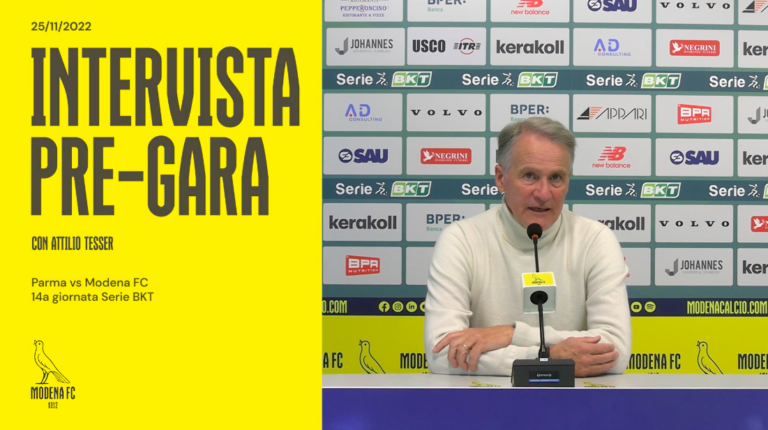 Tesser alla vigilia di Parma – Modena Tesser alla vigilia di Parma – Modena