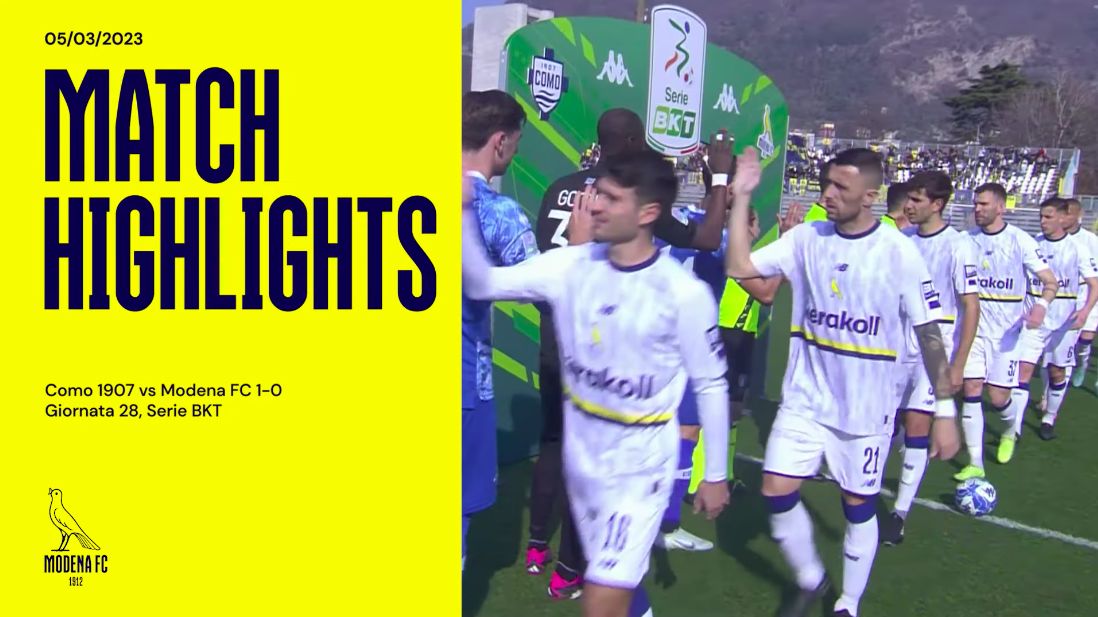 HIGHLIGHTS  Como vs Modena (1-0) - SERIE BKT 