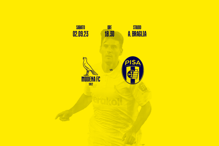 Modena-Pisa: i biglietti per sabato 2/9