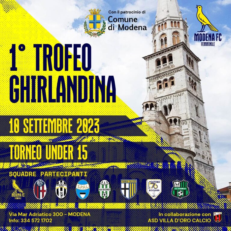 Under 15 Femminile: 1° Trofeo Ghirlandina