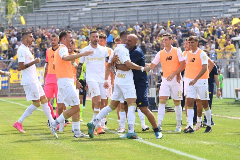 Feralpisalò-Modena: 1-1 firmato Falcinelli