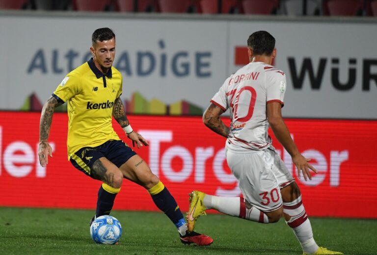 Sudtirol-Modena 0-0: dominare non basta