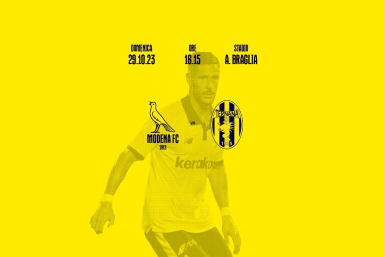 Modena-Ternana: biglietti in vendita