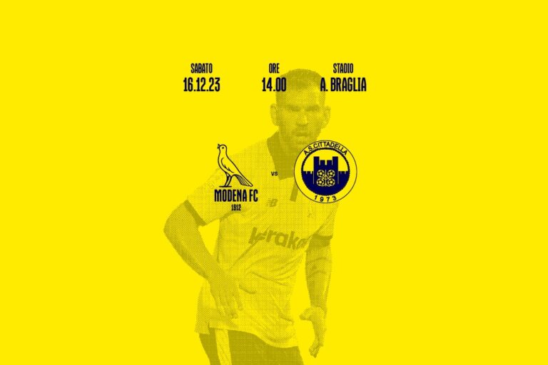 Modena-Cittadella: biglietti in vendita