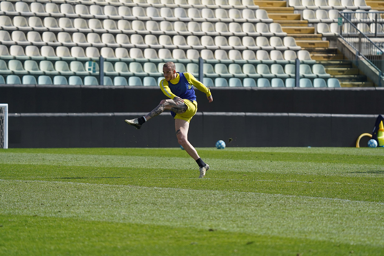 Allenamenti: verso Cittadella-Modena