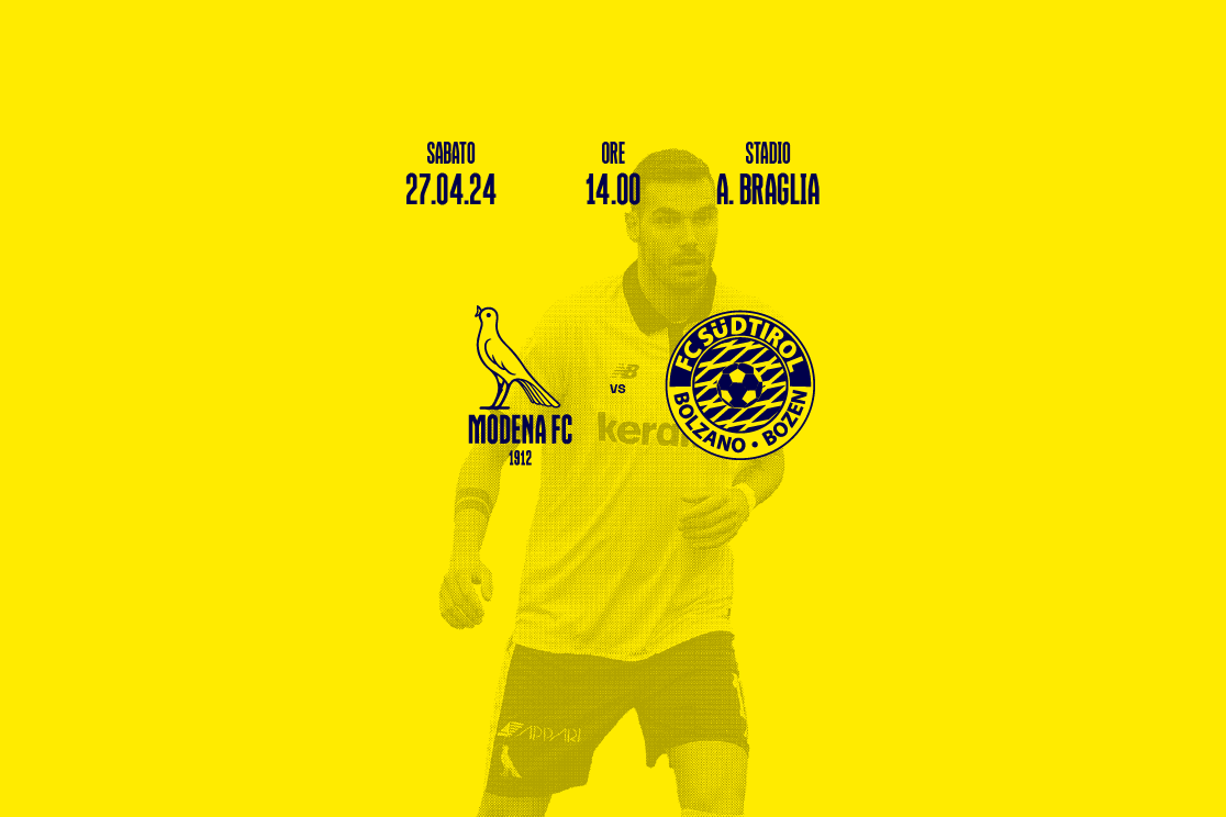 Modena-SudTirol: biglietti da 10 a 60 euro Modena-SudTirol: biglietti da 10 a 60 euro