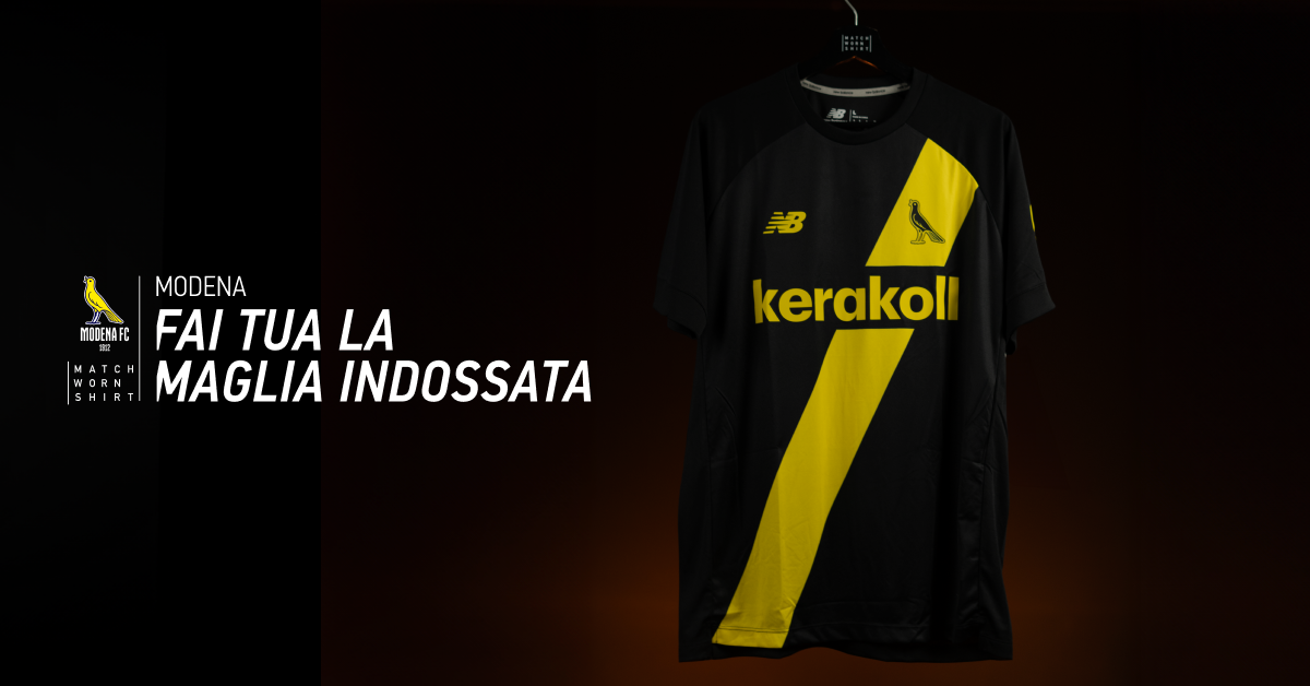 Modena F.C. x MatchWornShirt Modena F.C. x MatchWornShirt