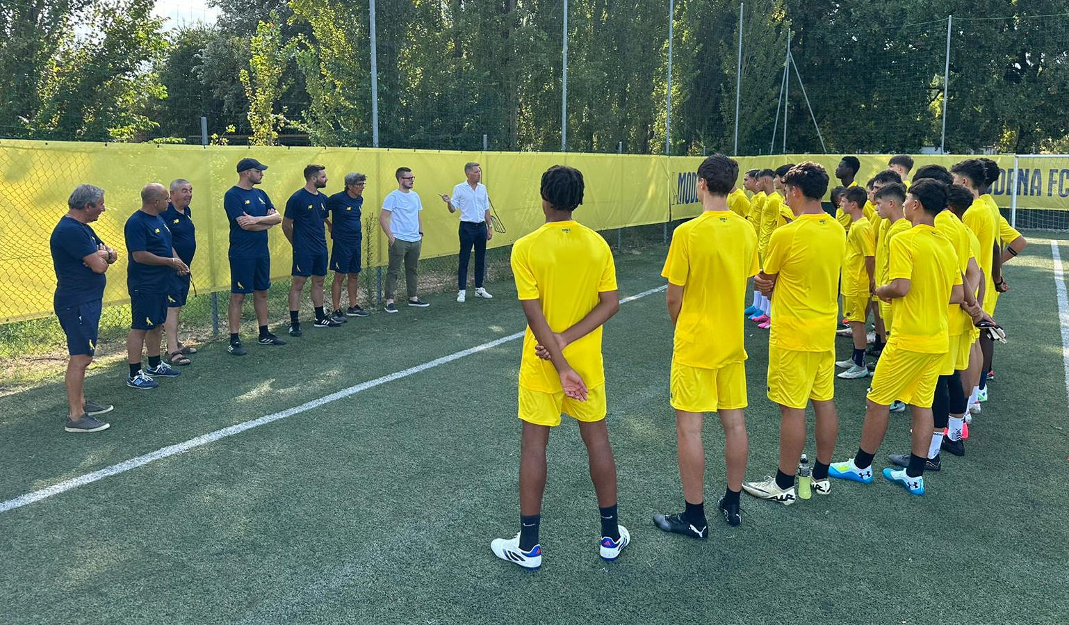 Under 15: raduno e primo allenamento a Saliceta