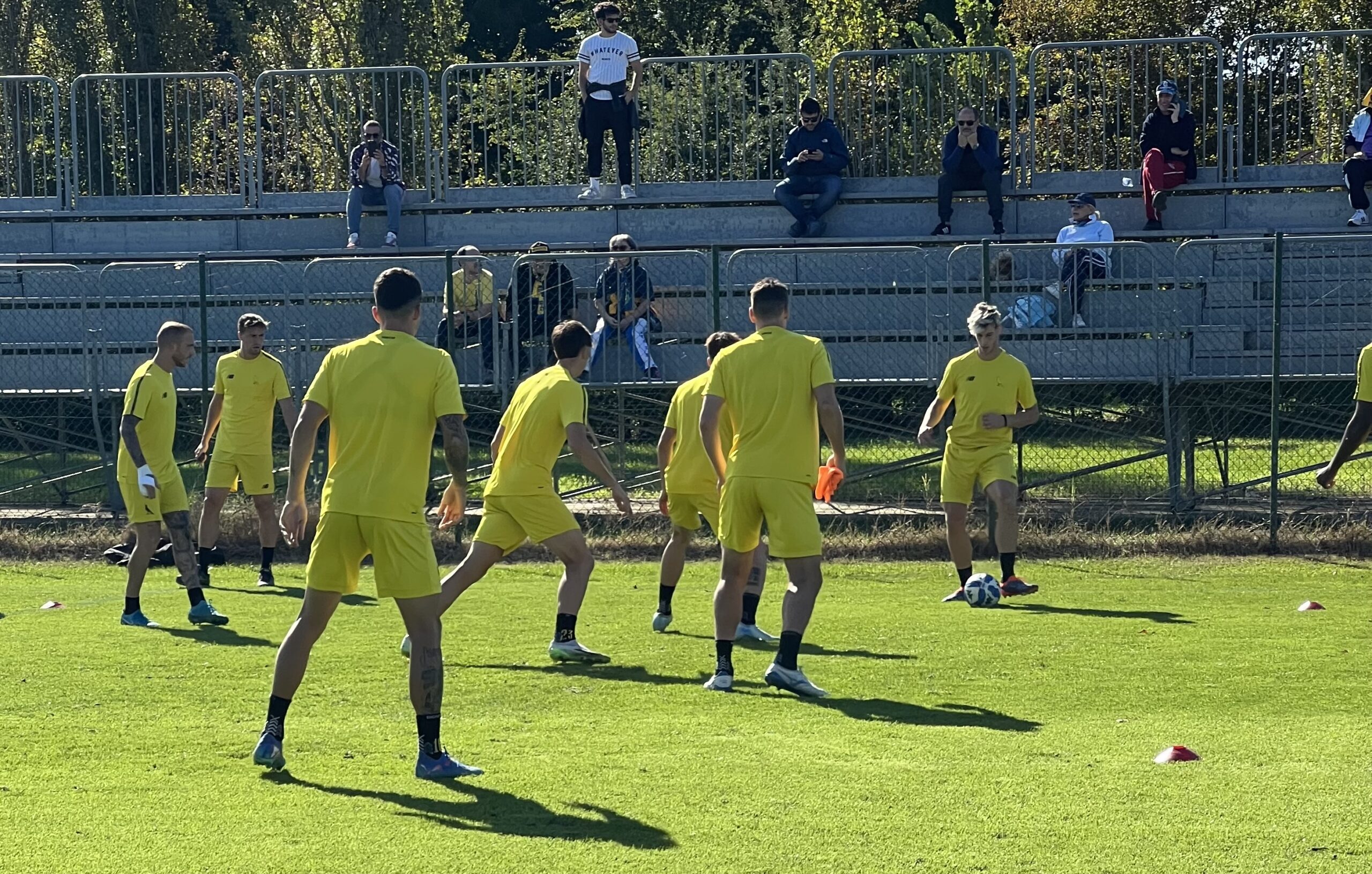 Allenamenti: con i tifosi a Bastiglia Allenamenti: con i tifosi a Bastiglia