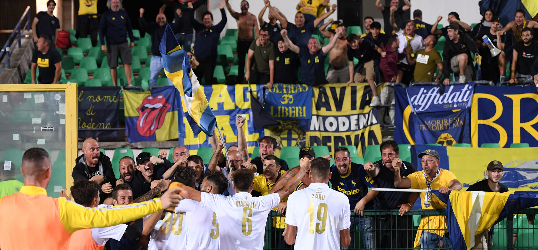 Cosenza-Modena: info Settore Ospiti