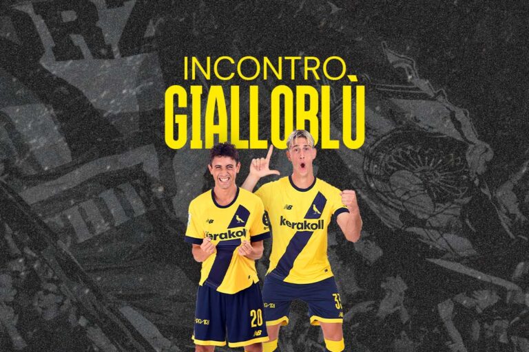 Incontro Gialloblù: Caso e Cauz con i tifosi