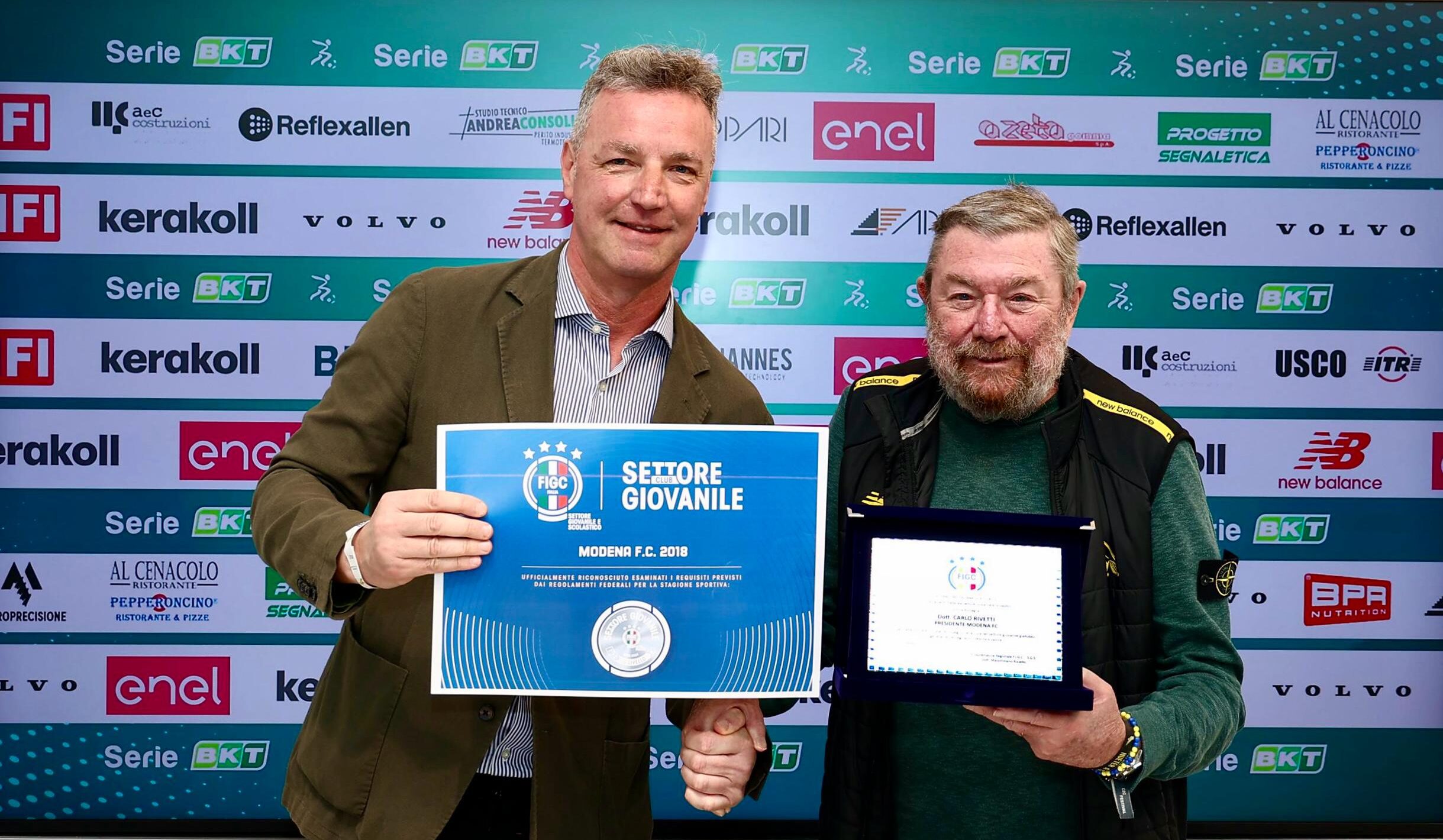 Settore Giovanile: l’attestato di Scuola Calcio di 3° livello