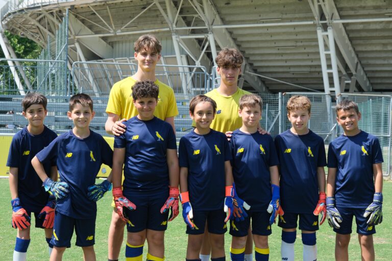 DaiGialliCamp: la visita dei giovani portieri canarini Maran e Bosi