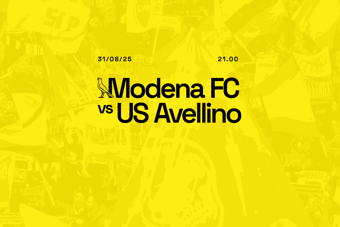 Modena-Avellino: alle 15 scatta la vendita