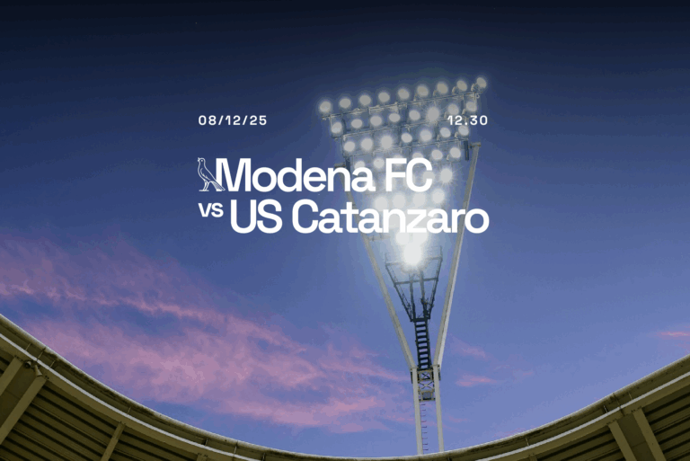 Modena-Catanzaro: biglietti e pack in vendita