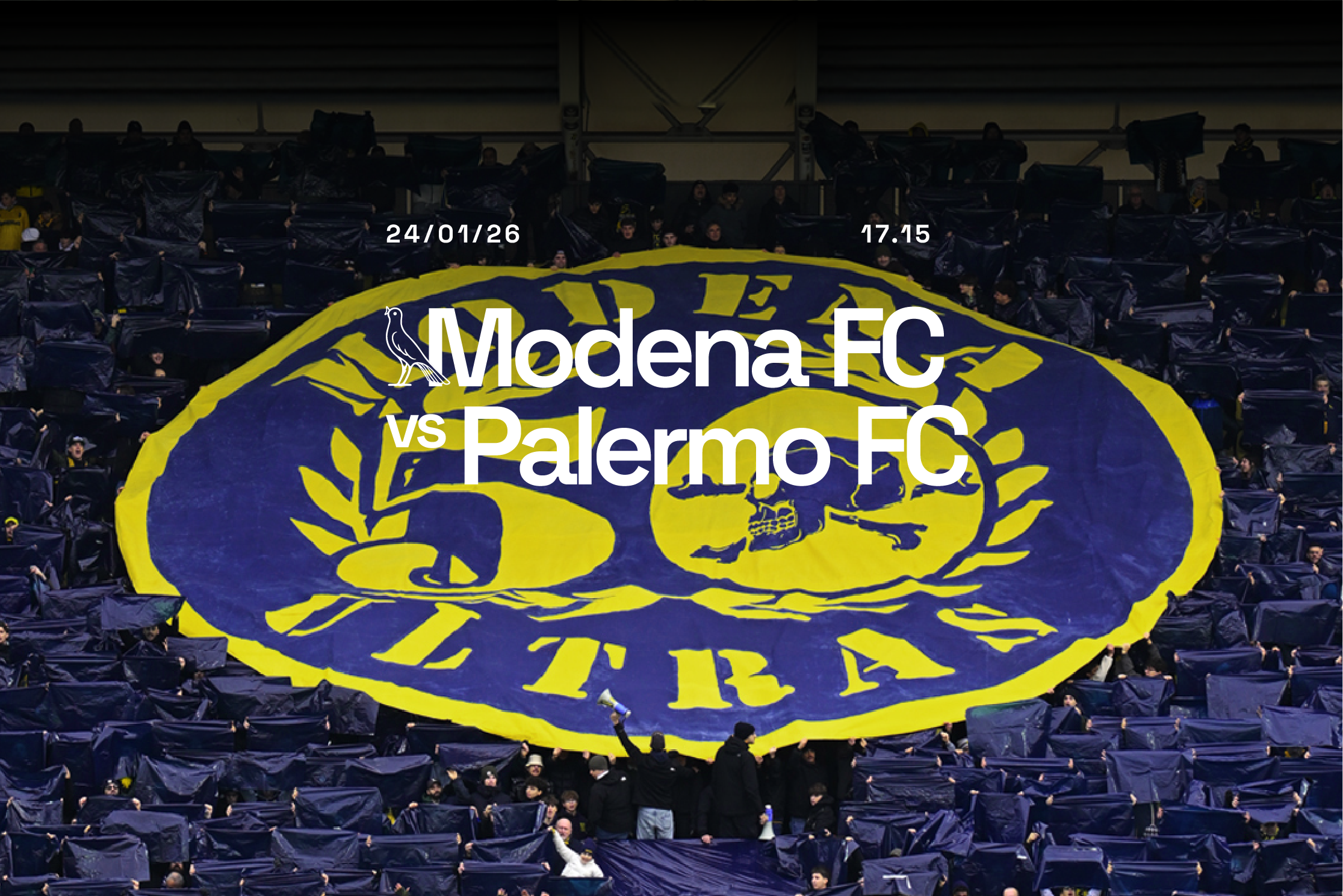 Modena-Palermo: al via la vendita dei biglietti