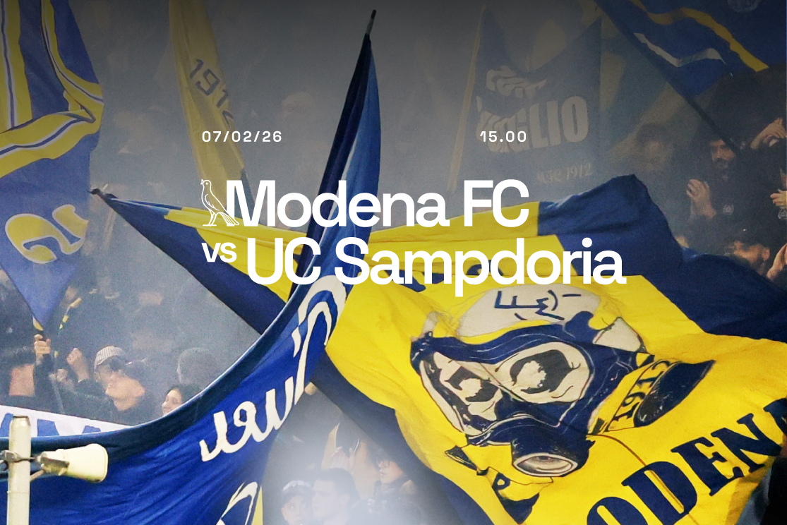 Modena-Sampdoria: al via la vendita dei tagliandi Modena-Sampdoria: al via la vendita dei tagliandi