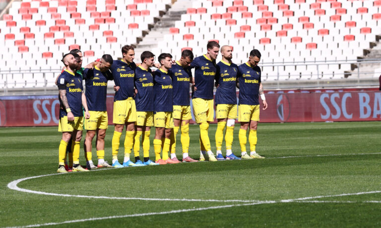 Bari-Modena 3-1: i canarini cadono al San Nicola