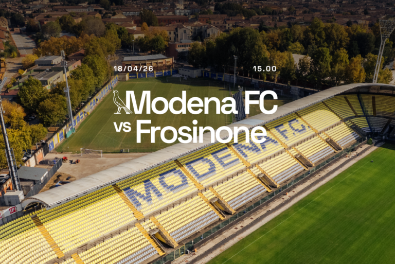 Modena-Frosinone: le info sulla prevendita