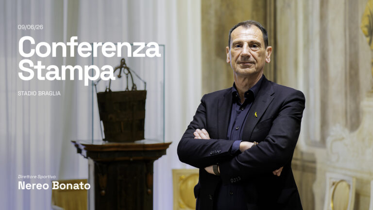 La conferenza stampa di presentazione di Nereo Bonato
