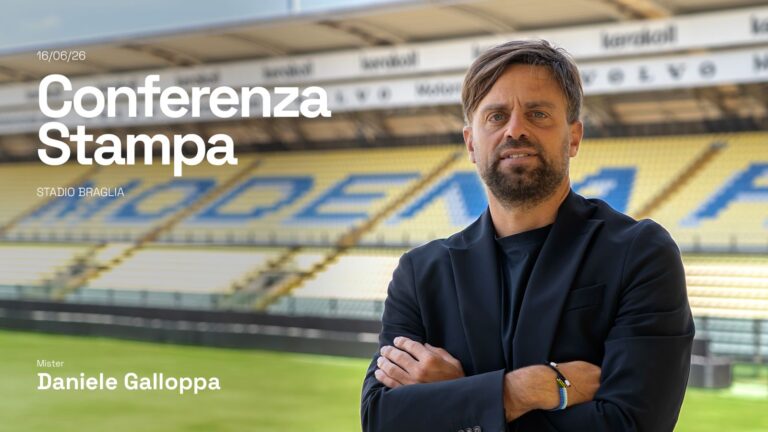 La conferenza stampa di presentazione di mister Galloppa