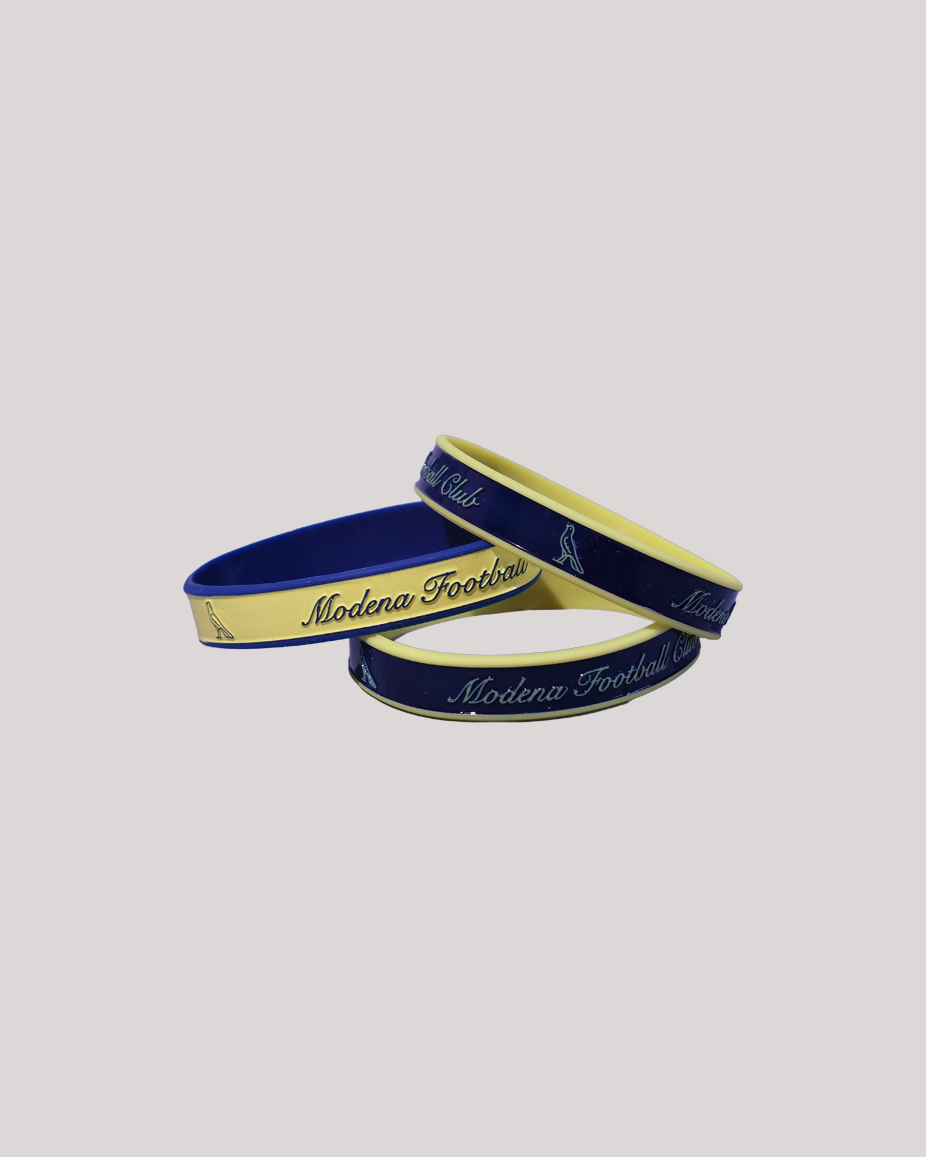 Modena FC bracciale gomma blu