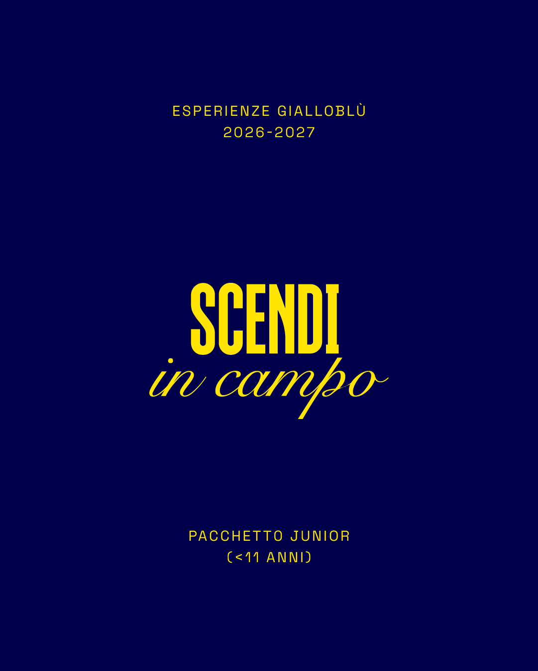 Scendi in campo - Modena Empoli 20/09/2026
